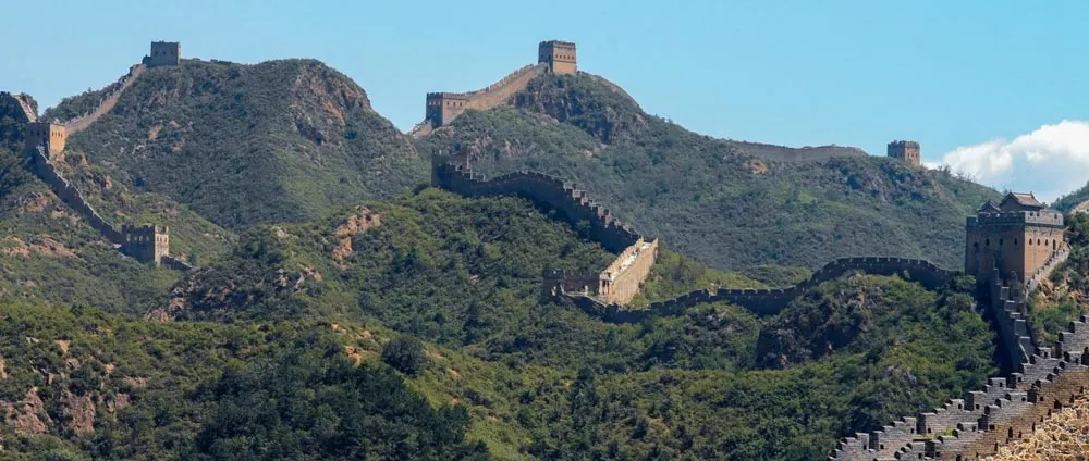 Simatai hiking the great wall of China