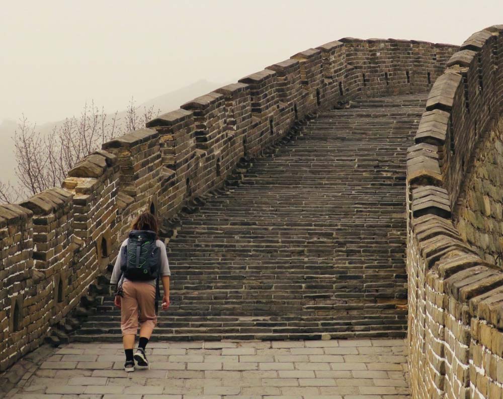 hiking the Great Wall of China