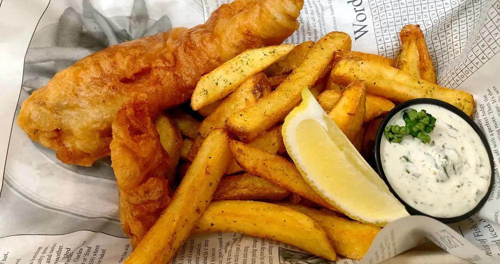Fish and Chips in England, UK favourite foods around the world