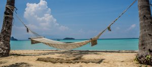 Relaxing beach in thailand