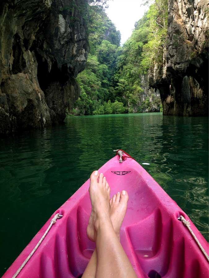 Kayaking in Thailand