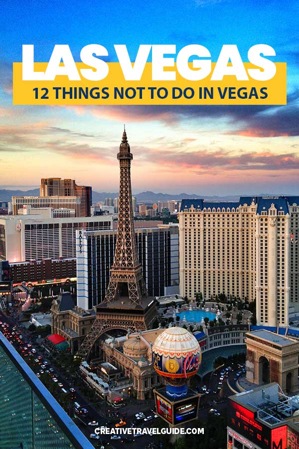 Things not to do in vegas