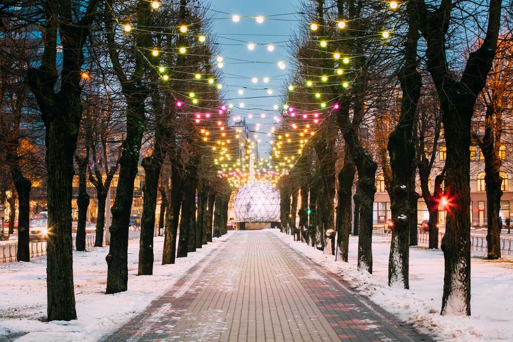 Riga Latvia in the Winter
