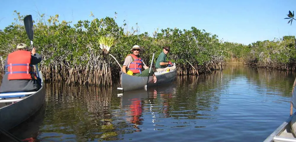 kayaking in the Everglades National Park Florida getaways with kids