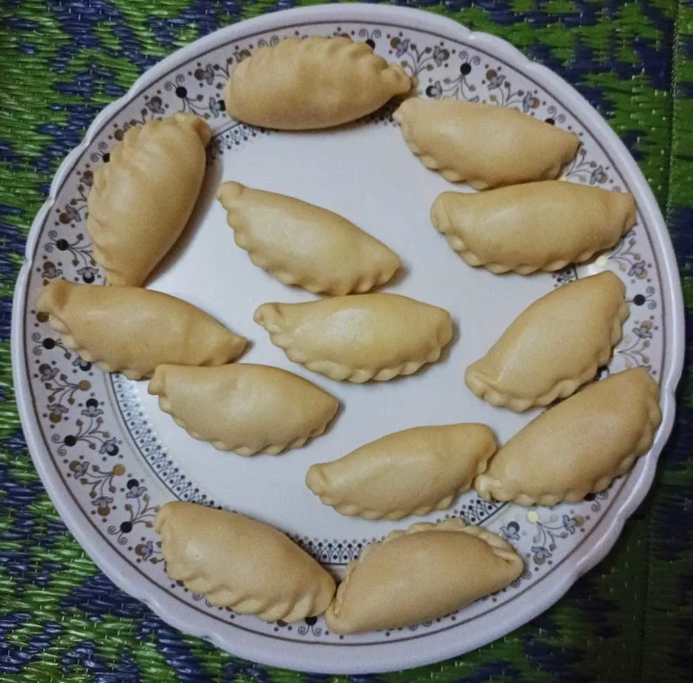 Gujia Rajasthani food