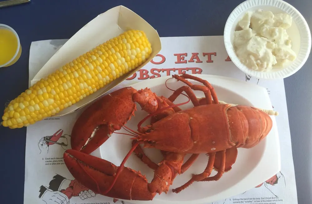 Lobster from Maine must eat in the USA