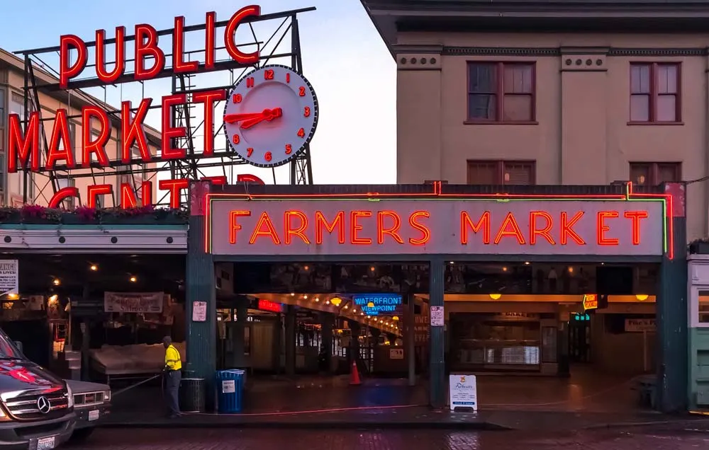 Pike Place market Seattle things to do in the US