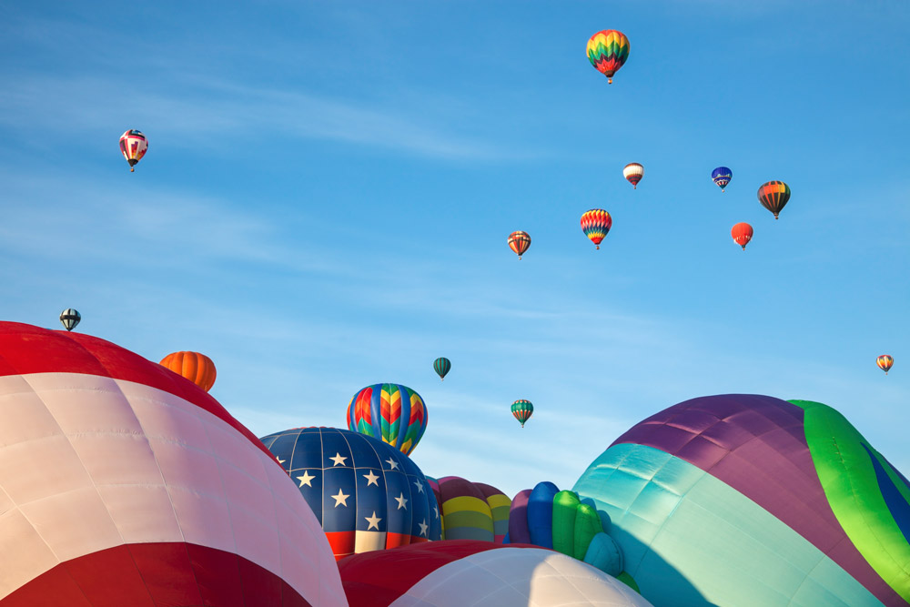 Hot air Balloon Fiesta in New Mexico