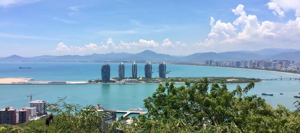 View across Sanya China Hainan best places to visit in China