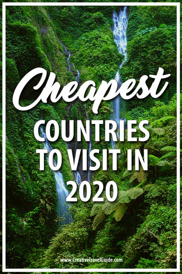 Cheapest countries to visit