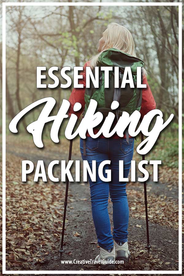 hiking packing list