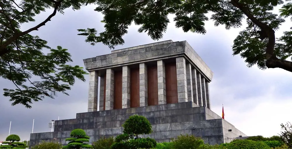 Mausoleum in Hanoi 3 weeks in vietnam