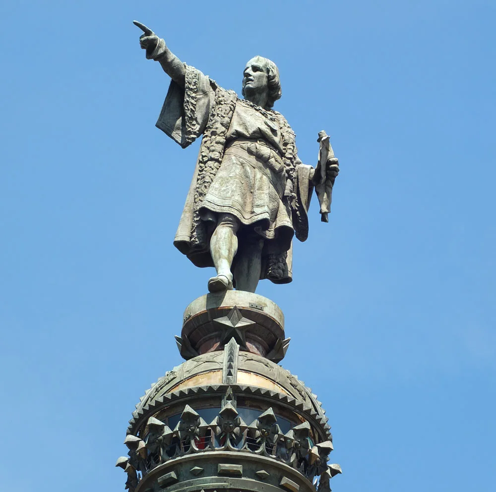 Christopher Columbus monument in barcelona