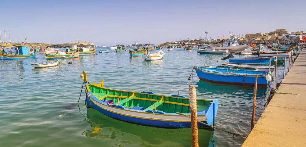 Boats in Malta - a way to get around Malta