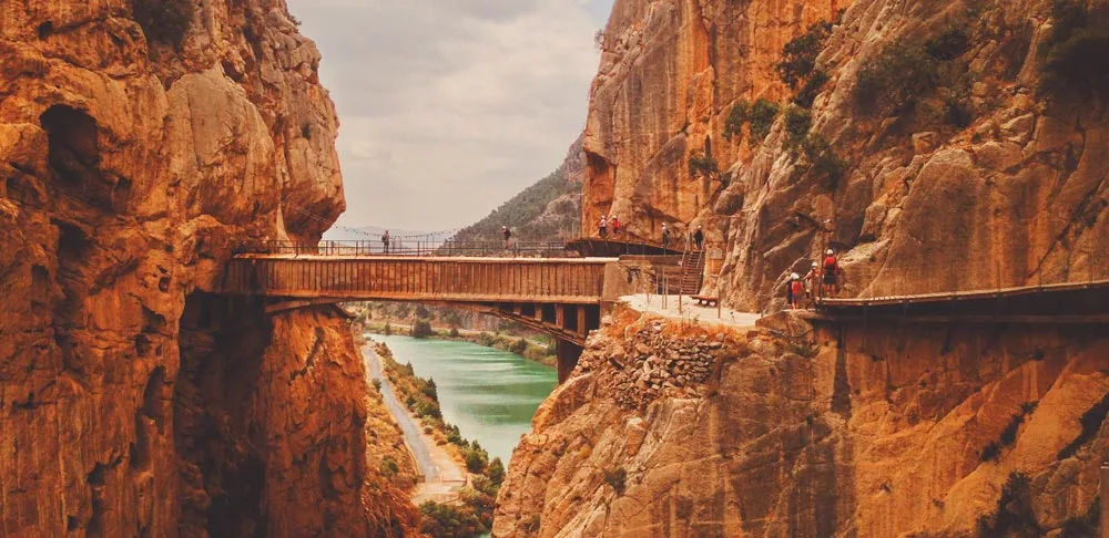 malaga canyons Most beautiful cities in Spain
