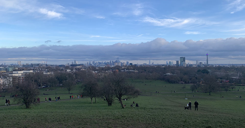 primrose hill for a free date night in London
