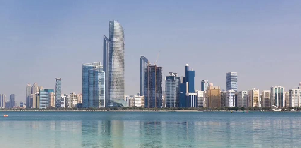 Abu Dhabi famous skyline