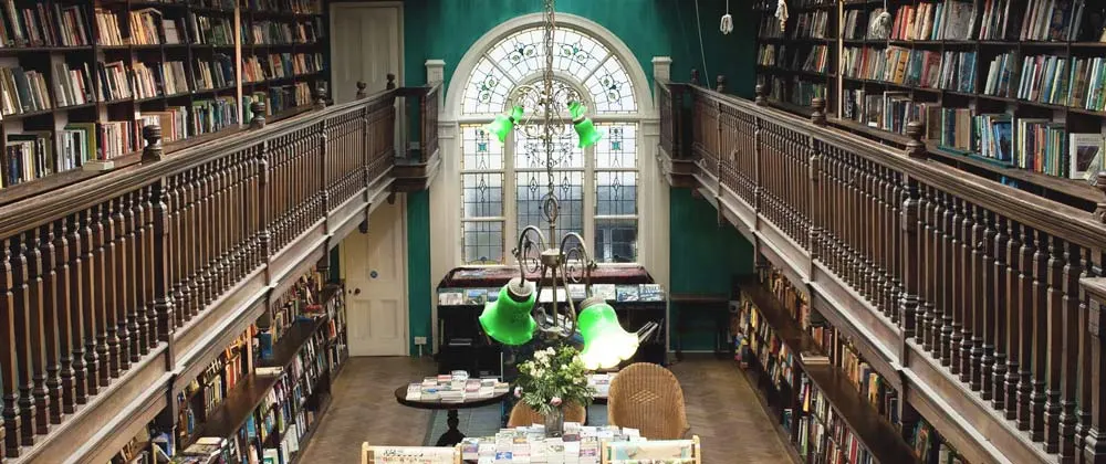 Daunt Books hidden book store in London