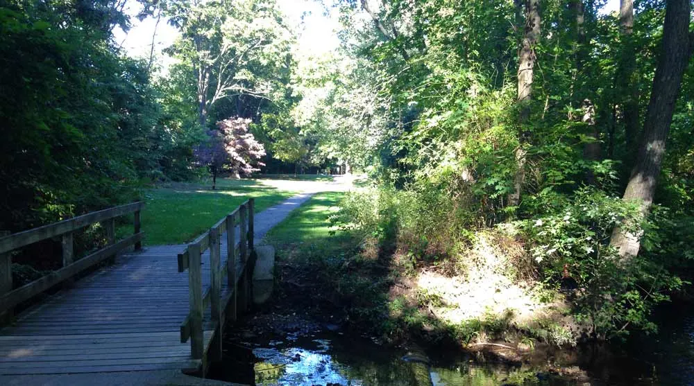 Fuller Brook Park, one of the most popular parks and one of the free things to do in Wellesley MA