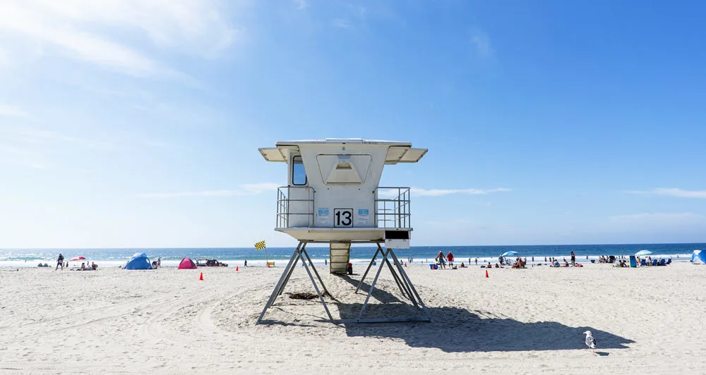 Mission Beach in San Diego; another great reason to visit