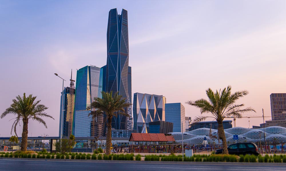 Riyadh skyline, capital of Saudi Arabia 