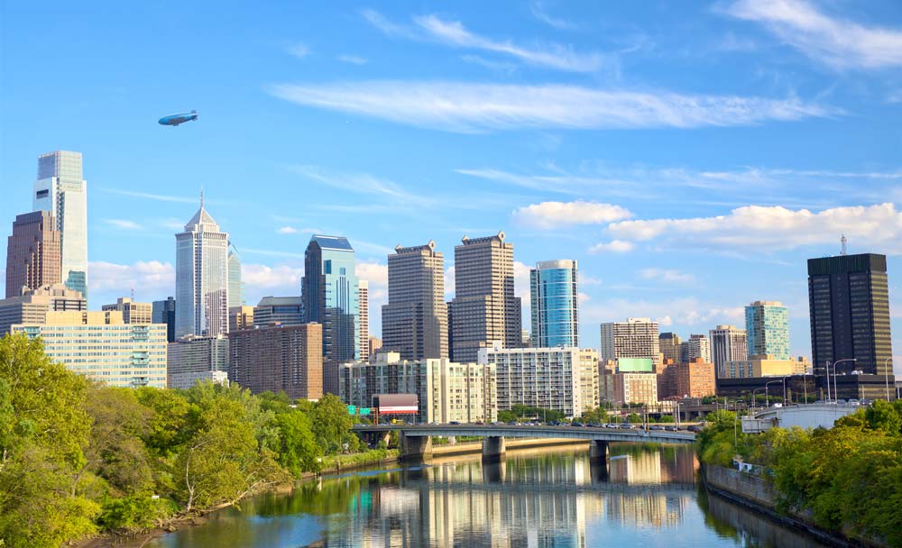 Philadelphia Skyline is home to these fun things to do in Pennsylvania for families