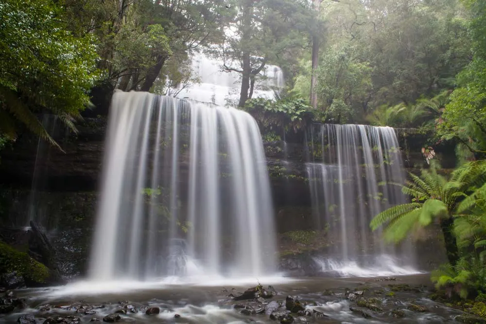 Russell Falls in Tasmania