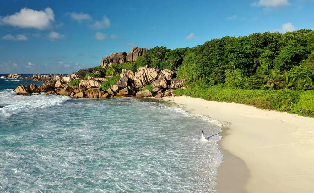 Gorgeous beach in Seychelles