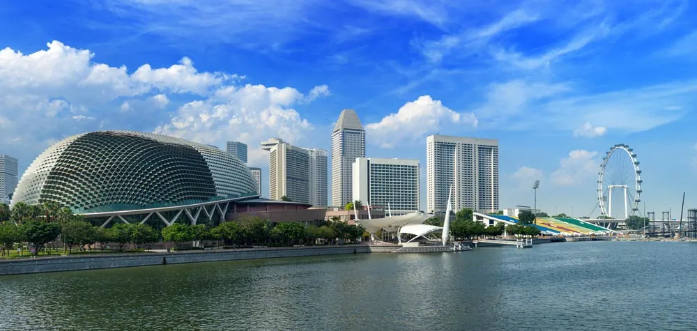 The Esplanade in Singapore, with free events