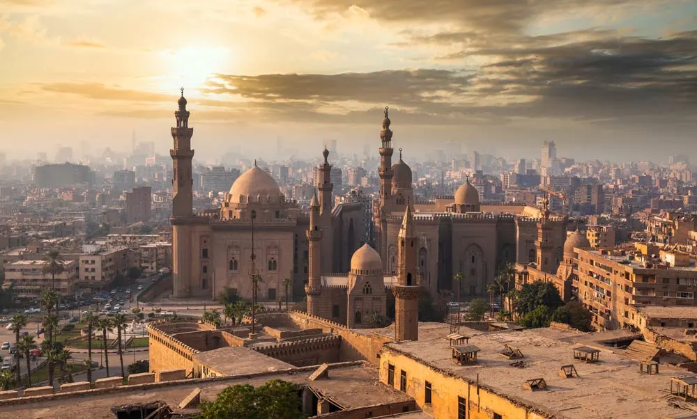 The Mosque Madrasa of Sultan Hassan in Cairo, Egypt