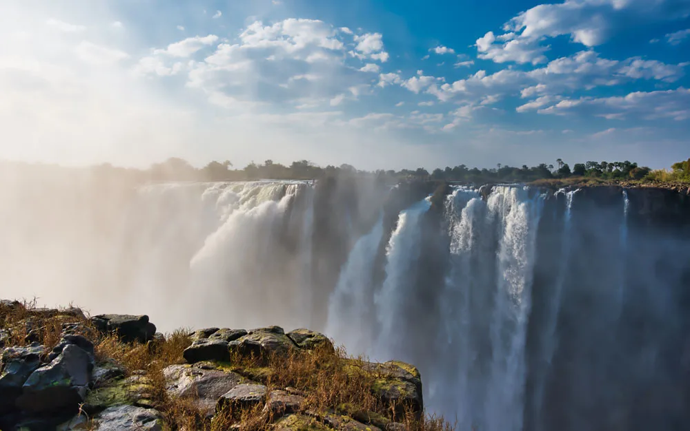 Victoria Falls in Africa, one of the best places to visit in Africa