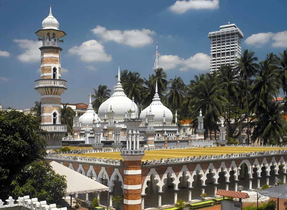 Jamek Mosque is one of the best things to do in KL