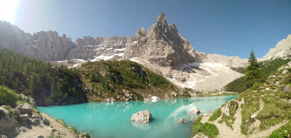 Lago di Sorapiss in Italy is another one of the best offbeat places in Europe