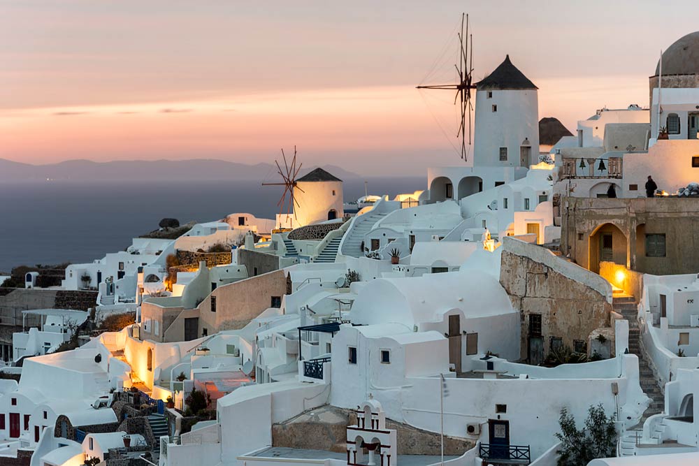 Santorini is a romantic island to visit in the world