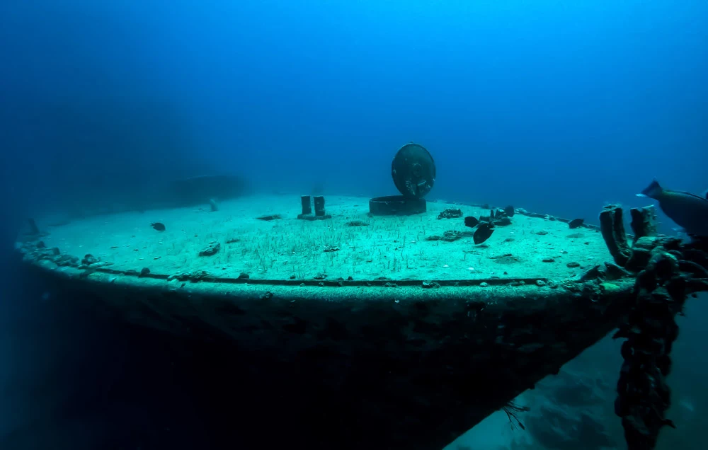 Shipwreck in the Maldives