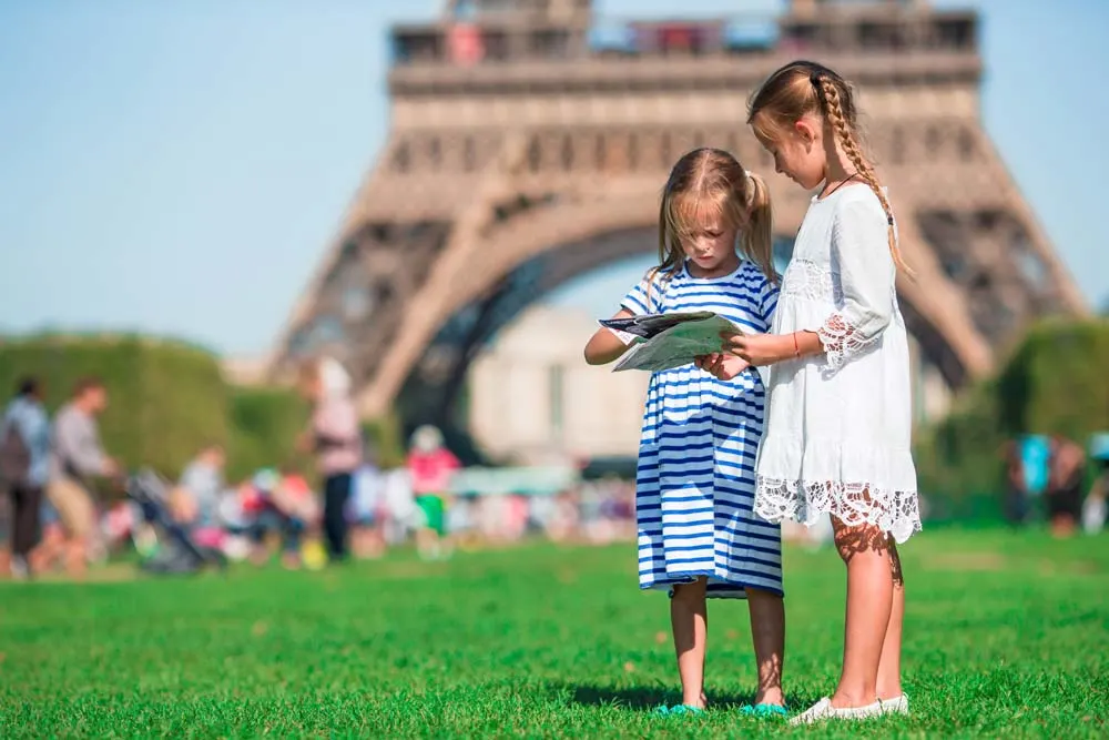 Children in Paris, France