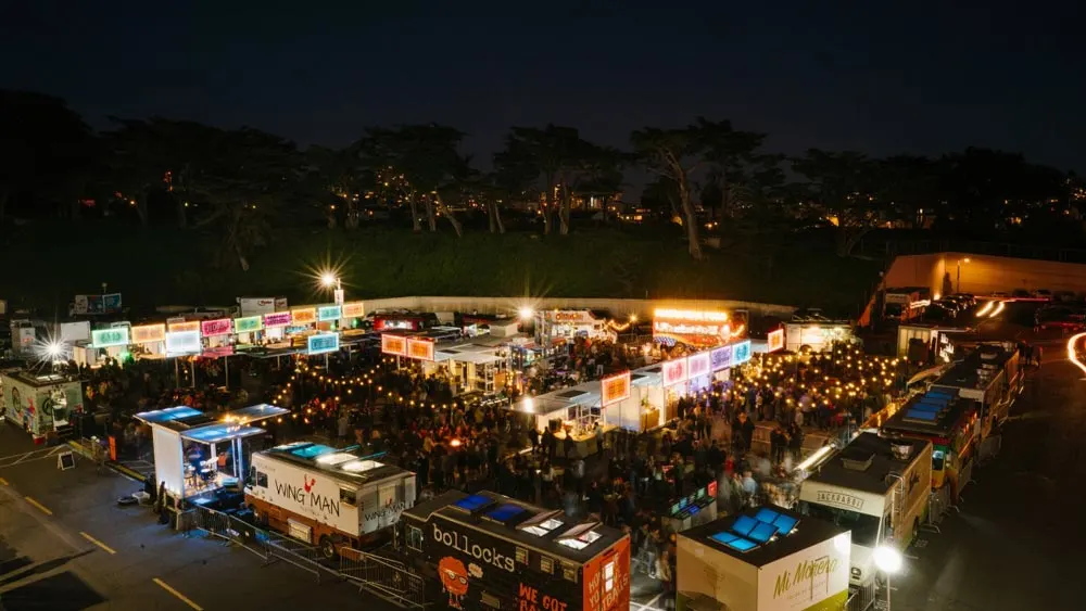 Off the Grid in Fort Mason in San Francisco